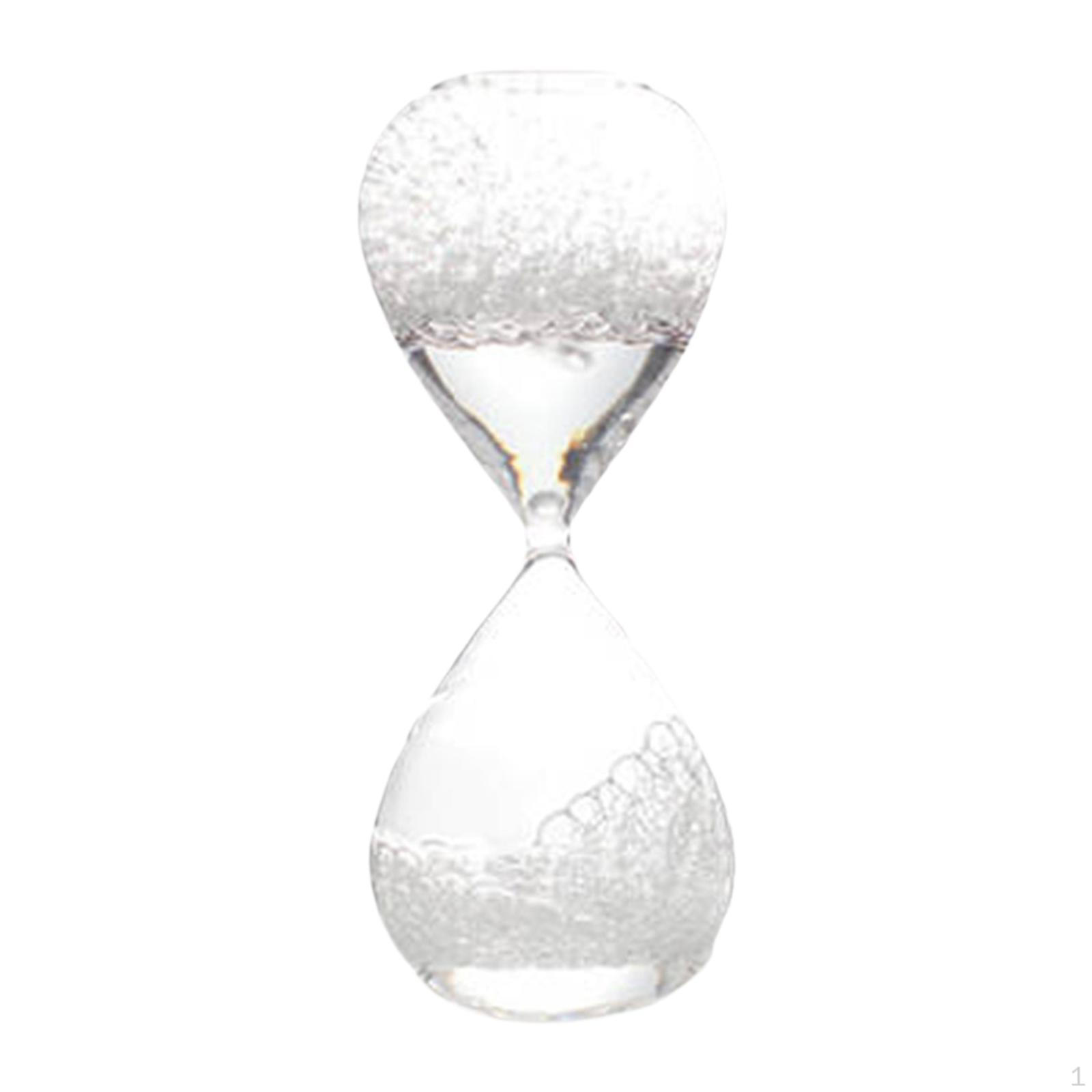 Blasen-Sanduhr-Timer Hausakzent Küche Glas Flüssigkeitsbewegung Rosa reinfarbig
