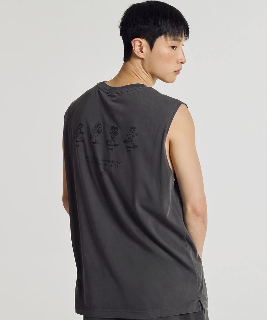 Nyuballanseu Nbngg31503 / Uni Nb Friends Sleeveless Top (Charcoal)