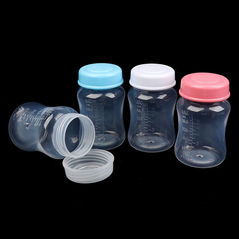 180Ml Breast Milk Storage Bottle Wide Neck Infant Newborn Food Freezer Fresh Cup