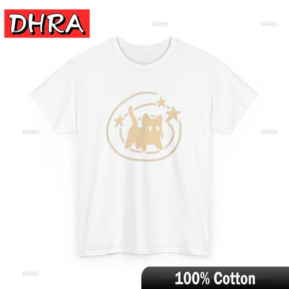 Y2K Scary Tomcat Cat Is Scared Under Starry Tail TShirt Cute Urban Edgy Tshirts Unique Trendy Cute Top Y2K Anime Minimalist S