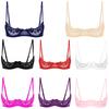 Plus Size Bras for Women Lace Underwear Transparent Sexy Bra Lingerie