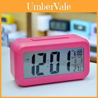 Digital Kids Alarm Clock With Led Display And Calendar For Home And School Use