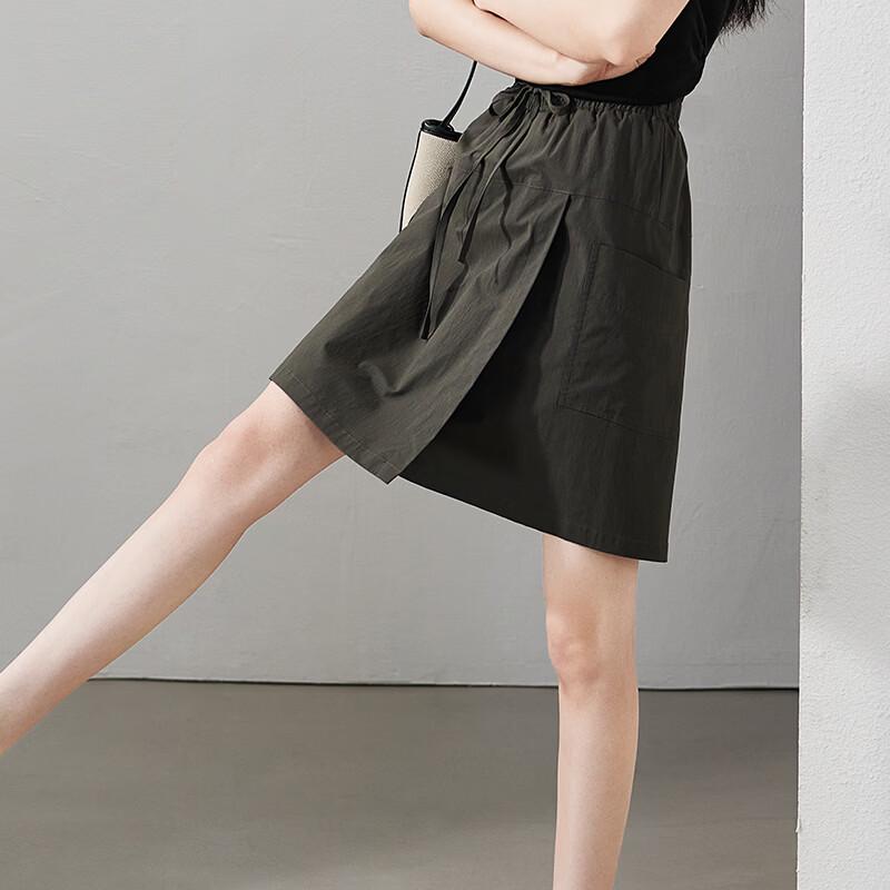 SOFSIL Women's High-Waist Cargo Drawstring Skorts