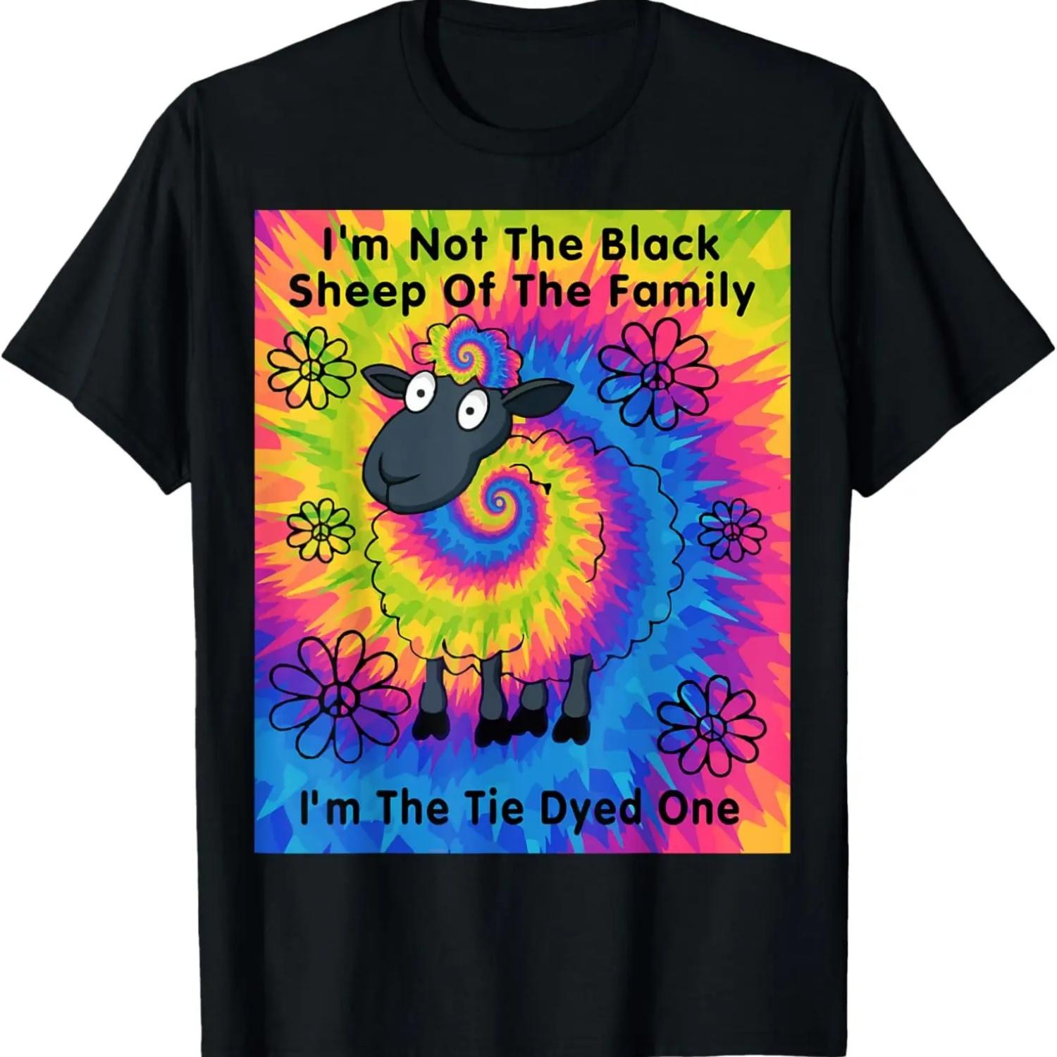 

I m Not The Black Sheep Of The Family I m The Tie Dyed One T-Shirt S чёрный