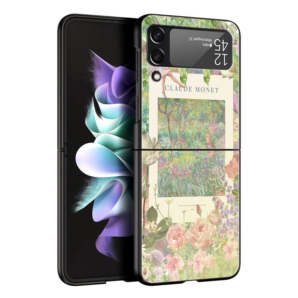 ART esthetische collage Venus Telefoonhoesje Voor Samsung Galaxy Z Flip3 Flip4 Flip5 Hoesje Shell Voor Z Flip 3 4 5 6 7 Harde Vouwbare Cover