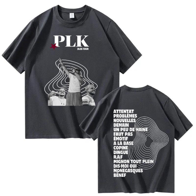 Rapper PLK 2026 Graphic Tshirt Men Women Clothes Fashion Pop Music Tshirts Casual Cotton Cozy Short Sleeves T Shirts Streetwear