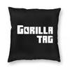 Gorilla Tag Vr Game Square Pillowcase Polyester Linen Velvet Printed Zip Decorative Home Cushion Cover 18"
