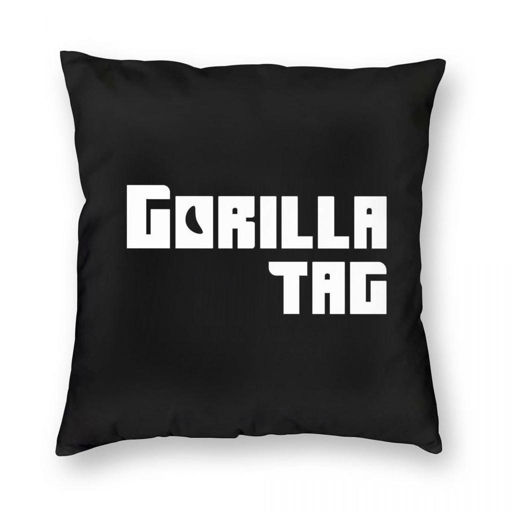 Gorilla Tag Vr Game Square Pillowcase Polyester Linen Velvet Printed Zip Decorative Home Cushion Cover 18"