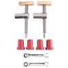 Feb.Woodworking Bench Dog Clamps With Bench Dog Stop Sets, Clip Clamp Fixture Vise Benches Joinery Carpenter Tools