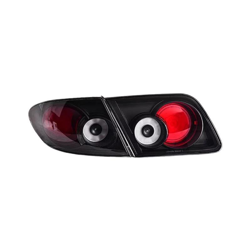 Compatible with 2003-2015 Mazda 6: Modified LED Rear Tail Lights with Daytime Running, Turn Signals, and Reverse Lights.