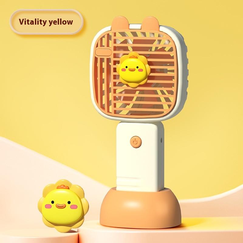 

Новый настольный ручной вентилятор перезаряжаемый свет шум дно мини USB милый и прекрасный зарядный вентилятор подарок студенту летний предмет первой необходимости