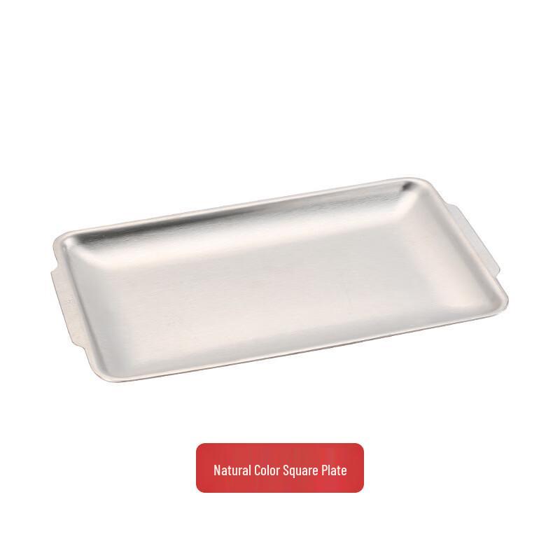 ZISIZ Stainless Steel 3-Compartment Serving Platter