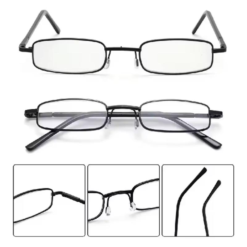 1/2 PCS New Fashion Mini Portable Clip Case Tube Reader Glasses Slim Pen Reading Glasses  Eyeglasses with Box for Men Women