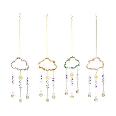 Sun Catcher Crystal Wind Chimes, Crystal Pendant Home Window Decorations Cloud Hangings Ornament Crystal Sun Catcher