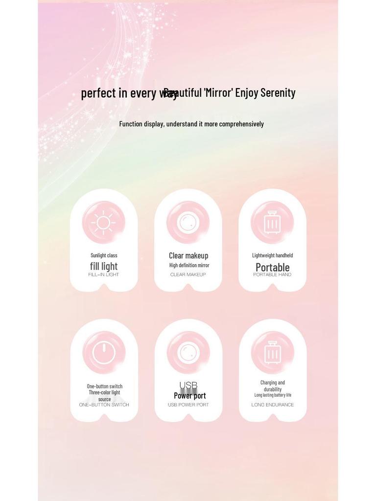 LED Lighted Tabletop Beauty Mirror - Perfect Holiday Gift for Girlfriend or Best Friend