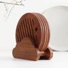 fluffyShaped Wooden Rack Durable Board Stand Easy to Clean