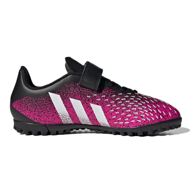 Adidas Predator Freak.4 H&l TF J Abrasion Resistant Abrasion Resistant Low top Soccer Shoes Rose Red Kids' FW7538