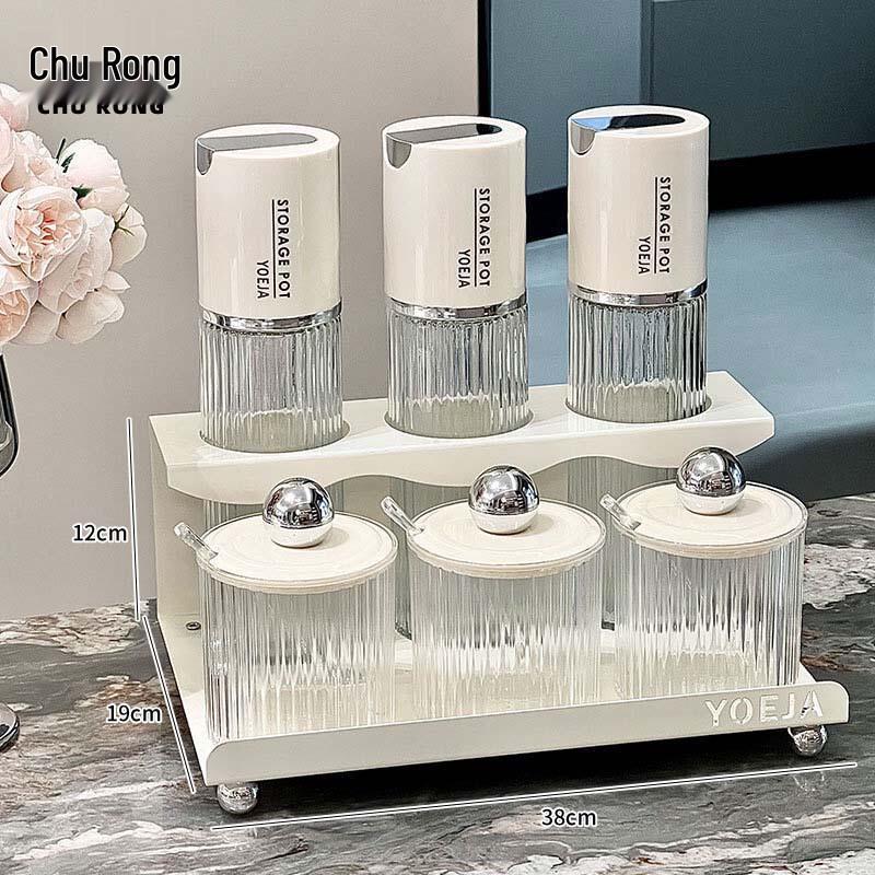 Churong Ceramic Kitchen Seasoning Organizer Set
