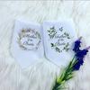 Mother Father of the Bride Handkerchief Wedding Day Engagement Bachelor Bachelorette Hen Do Party Bridal Shower  Mom Dad Gift