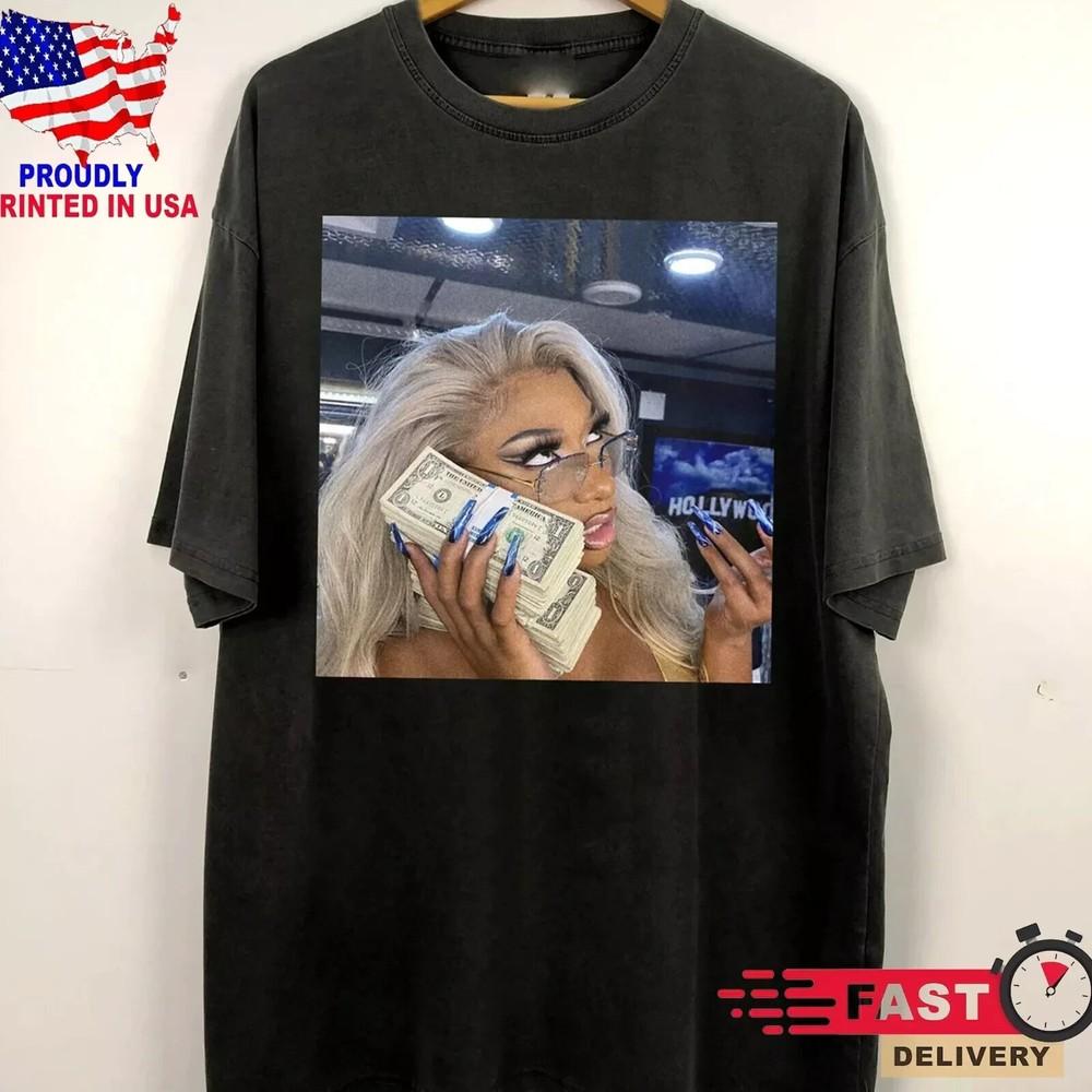 Rare Megan Thee Stallion shirt Short Sleeve Men  Tee Unisex T-Shirt S