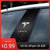 Samolepka na auto 2025 Nová Tesla Střední sloupek Ochrana proti poškrábání Dekorativní nálepky Pro Tesla Model 3 Model S X Model Y R