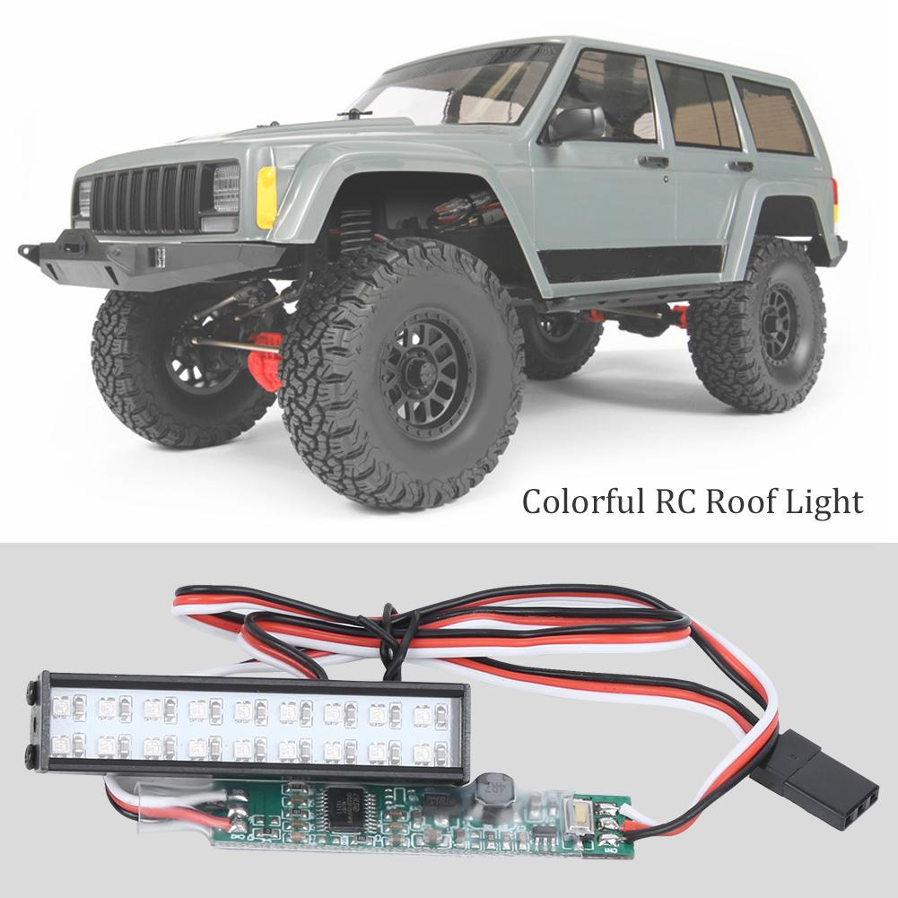 18LED Colorful RC Roof Light High Brightness Light 55mm Length Fit for Traxxas RC Car