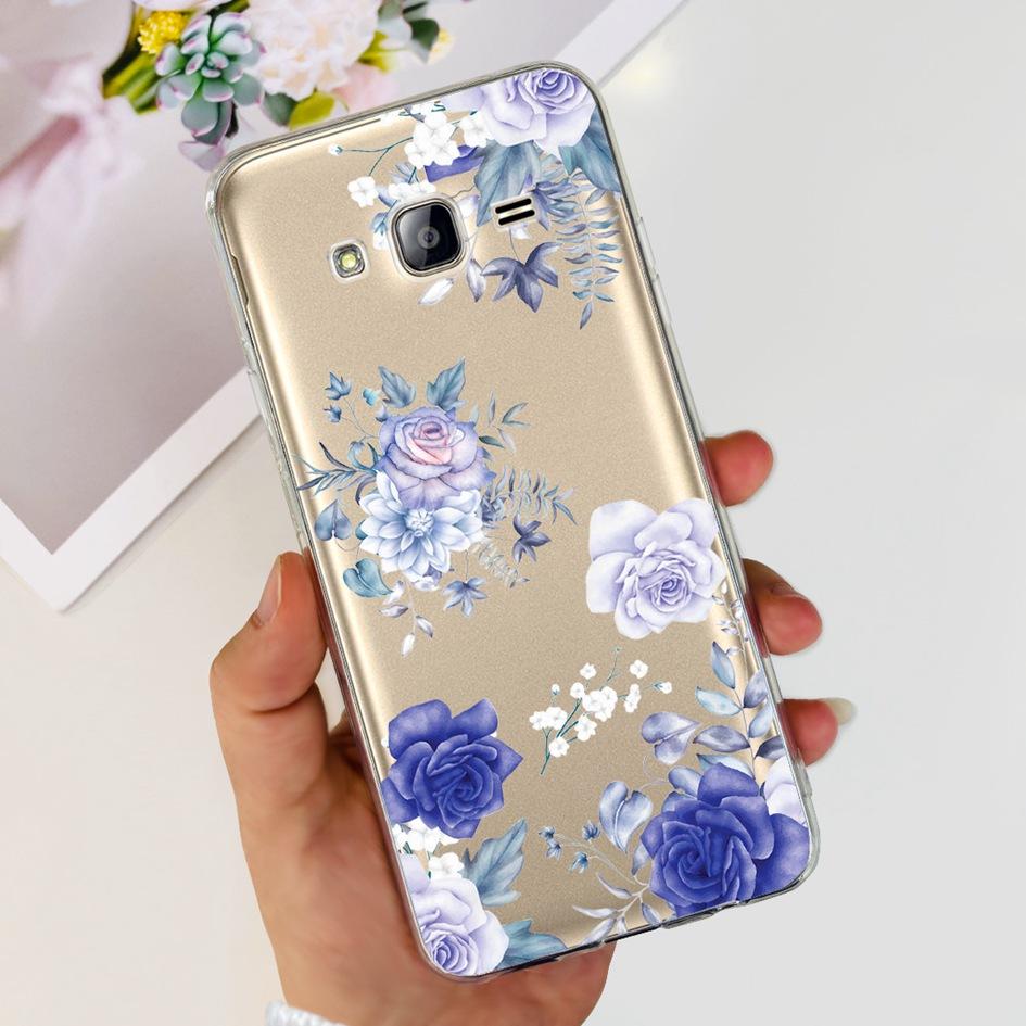 For Samsung Galaxy Grand Prime Case G530 G530H G531 G531H G531F SM-G531F Clear Cover Fashion Flower Soft TPU Silicone Phone Case