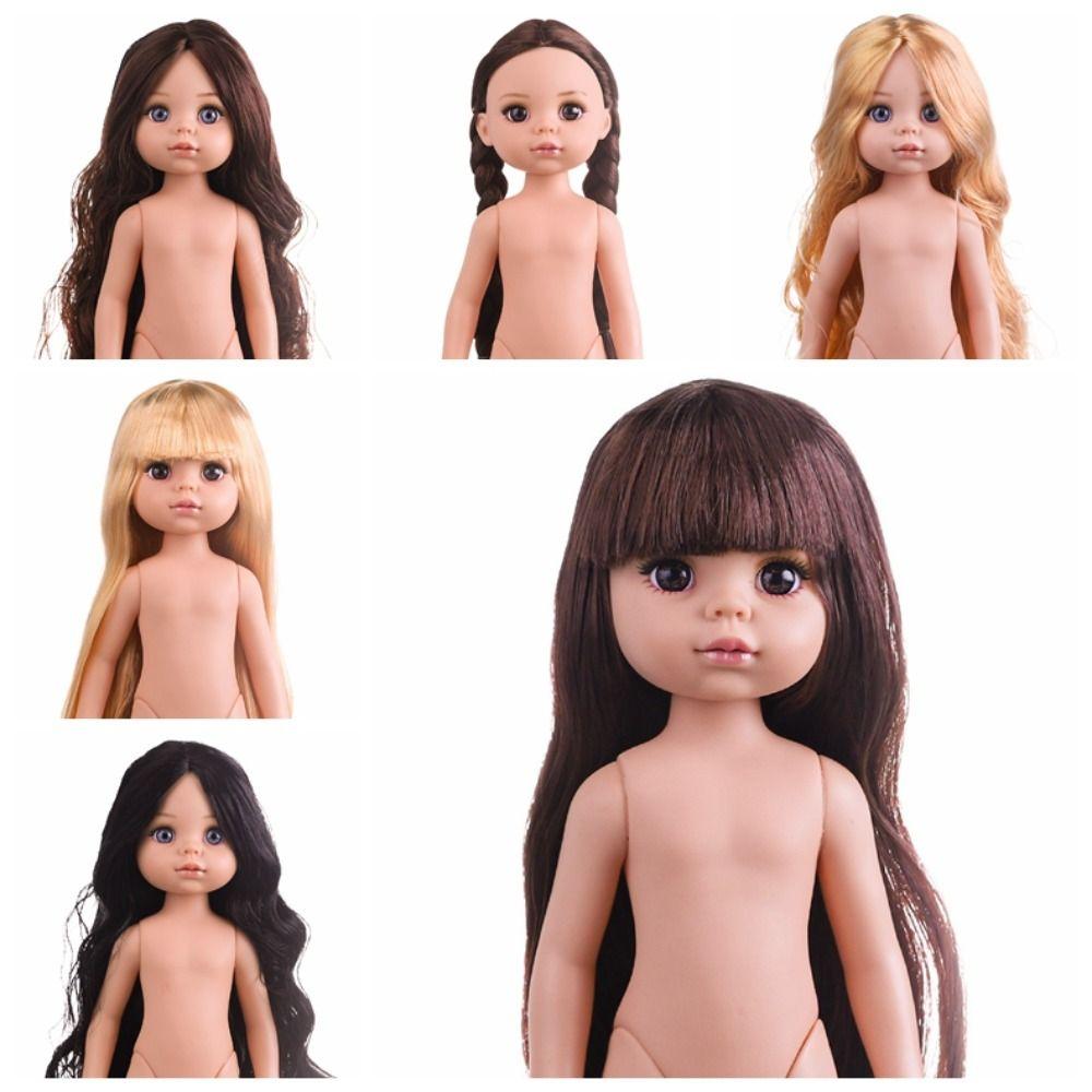 30cm Height BJD Girl Doll Blonde Hair Humanoid Doll Girls Gift 12 Inch Doll  Doll Accessories