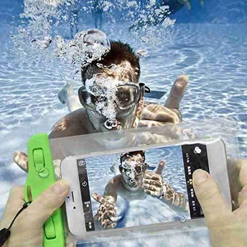 Étui étanche pour téléphone - Natation en plein air sac PVC transparent - Noir