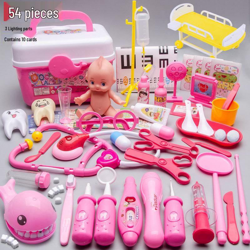 Kids' Doctor Playset: Medical Tools, Stethoscope, Injection, Ambulance