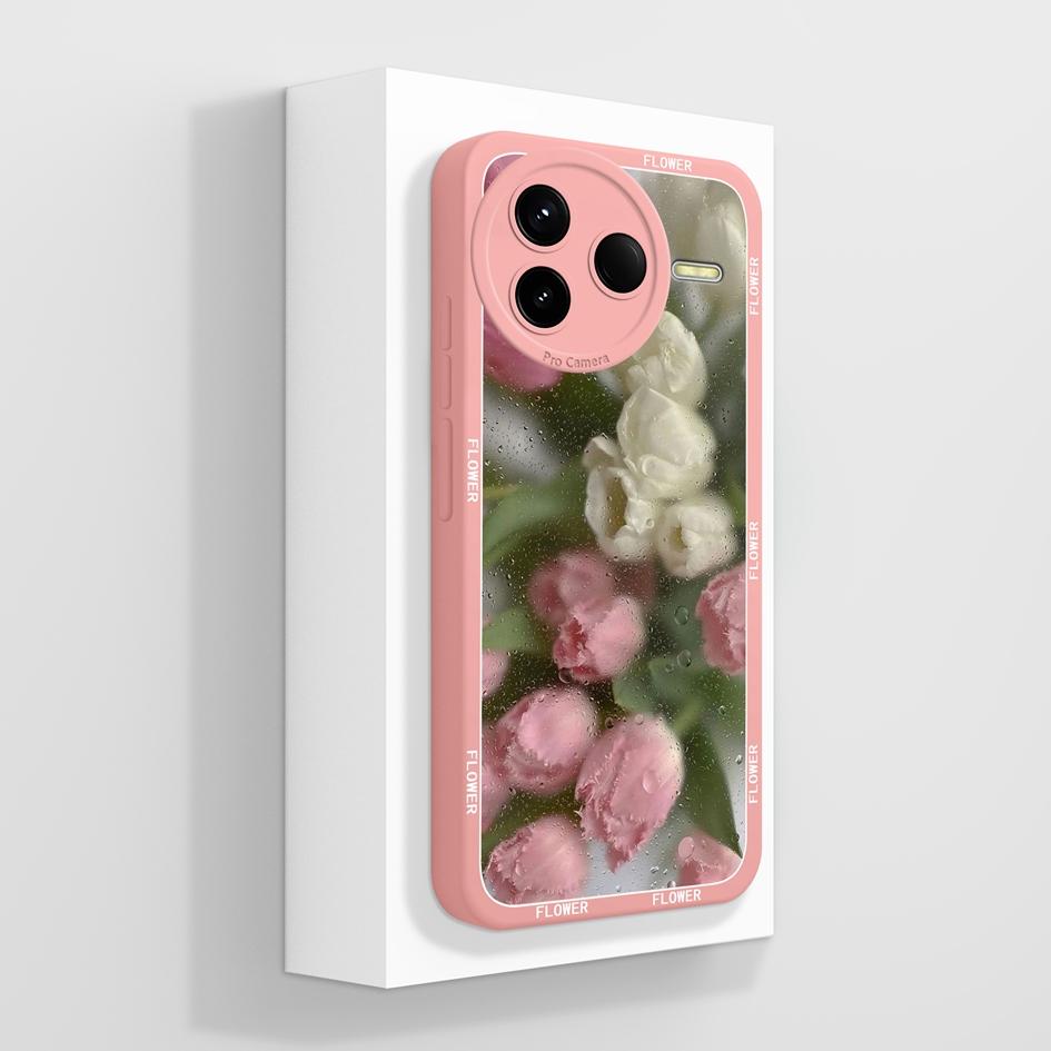 For Redmi K80 K30 K30i K30S K40 K40S K50 K60 K60E K70 K70E Pro Gaming Ultra Turbo 3 4 Case Pretty Flower Soft Silicone Shockproof Shell For Redmi Capa
