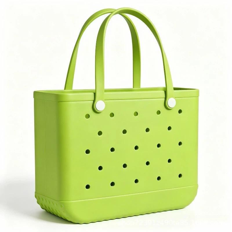 Borsa da Spiaggia EVA Grande Capacità Borsa a Rete Donna Borsa da Viaggio Custodia Accessori Fai-da-te Impermeabile Leggera