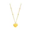 LOV love necklace new women's summer collarbone chain simple temperament does not fade light luxury neck chain peach heart titanium steel jewelry