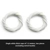 80/120Cm Metal Wire Swivel Rope Shoe Rope Sneaker Shoe Laces Turnbuckle Repair Part Steel Wire Rope Firm No Tie Shoe Rope