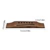 Acoustic Guitar Bridge Replacement Rosewood Lower String Pillows 6 String Folk Guitar Bridge Guitar Accessories