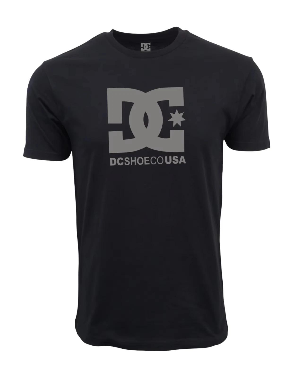 Urban Pulse Clothing 2026 Zomer T-shirt Top Katoen Mode DC Shoes Amerikaans Logo Patroon T-shirt Gedrukt Puur Katoen Meer Kleurkeuzes Verbreding S groen