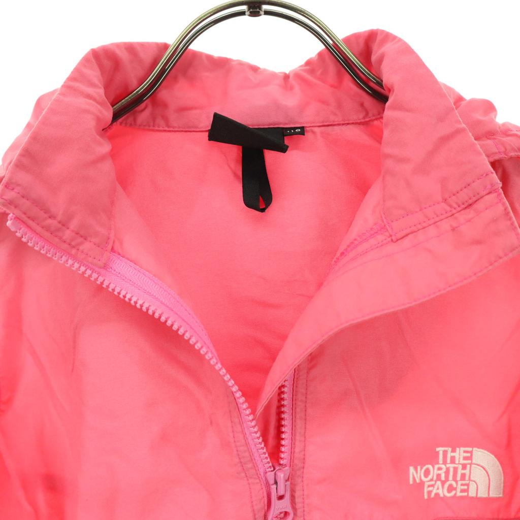 The North Face NPJ21810 One Point Logo Long Sleeve Nylon Jacket Kid's Used