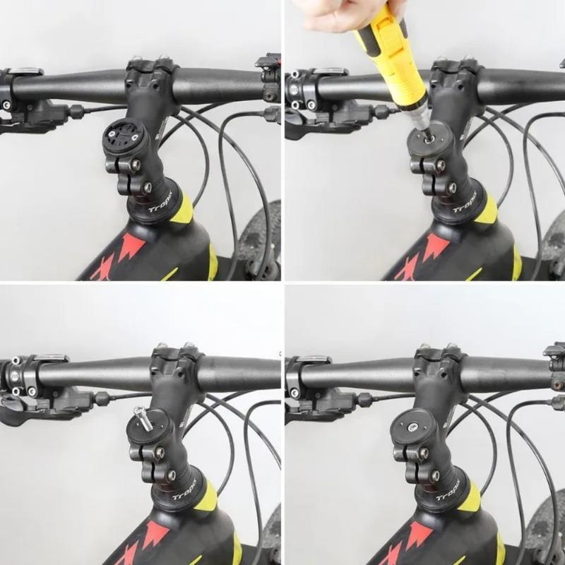 New MTB Road Bike Computer Holder Stem for Garmin Bryton 28.6mm Top Cap Bicycle Stopwatch GPS Speedometer Mount Bracket Support