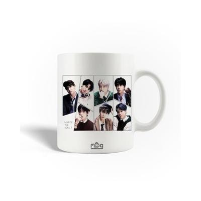 Ceramic Mug - BTS - Map of the Soul 7 - 30cl - Dishwasher Safe - White