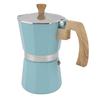 Moka Pot 300ml Easy Operation Preserves Flavors Classic Italian Mocha Pot for 6 Cups Blue