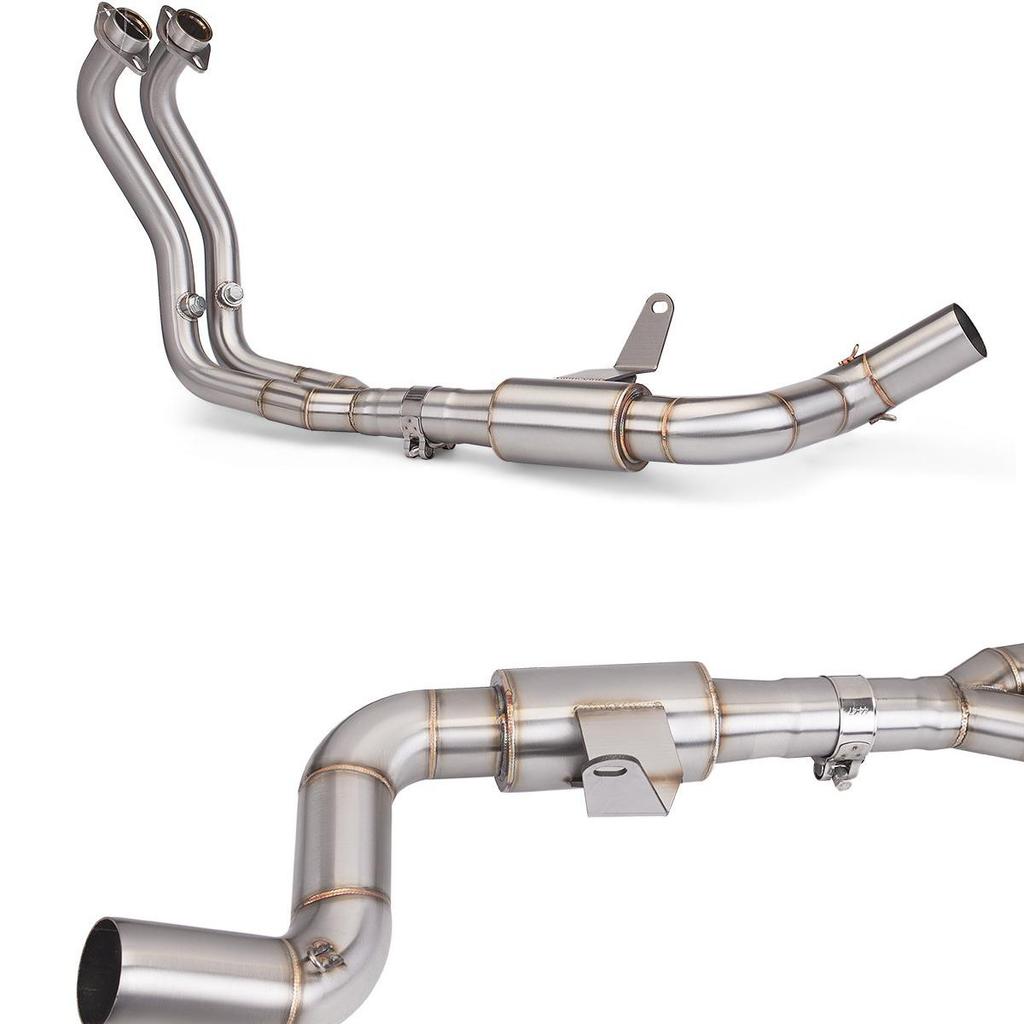 Stainless Steel Exhaust Muffler for Sai 350/400 - Front & Middle Sections, 51mm