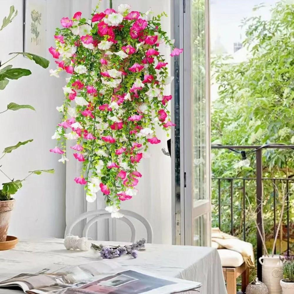 Blooming Flowers Artificial Morning Glory Flowers  DIY Balcony Garden