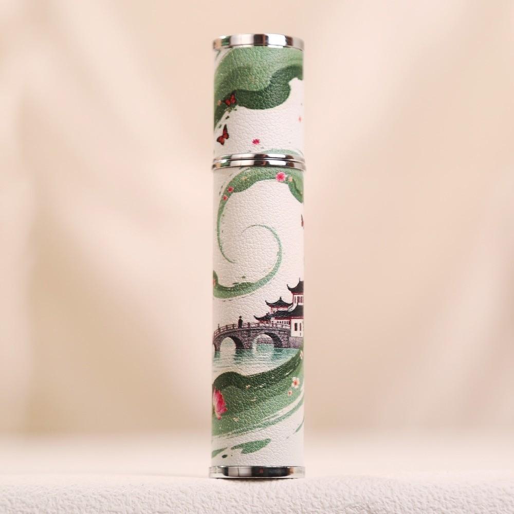 PU Leather Perfume Bottle Empty 10ml Cosmetic Container Leak-proof Refillable Ultra-fine Mist Fragrance Container Travel