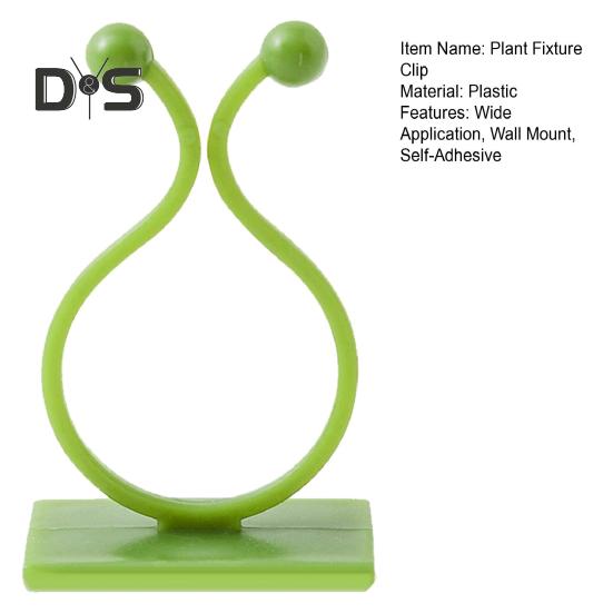 Plant Fixture Clip Wall Mounted Vine Fixing Clip Self-Adhesive Hook Invisible Plant Support Vine Clips for Indoor Outdoor Climbing Plants