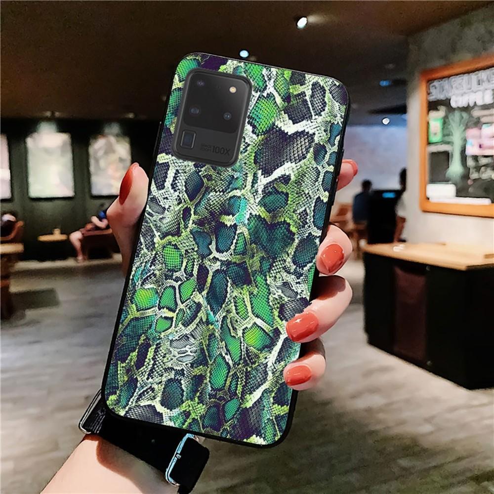 Snake Skin Phone Case For Samsung S 9 10 20 21 22 23 30 23 24 plus lite Ultra FE S10lite Fundas