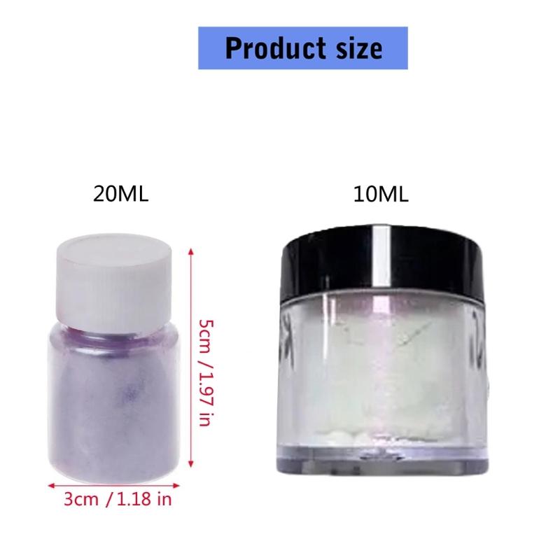 Not Toxic Glitter Powder For Cosmetic Nails Art Resin Jewelry Making Multifunctional Pigment
