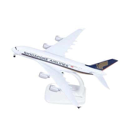A380 Singapore Airlines Flugzeug 20CM Metalllegierung Flugzeugmodell Diecast Kinderspielzeug Spiele Flugzeugspielzeug Kind Flugzeug Flugzeug Jungen