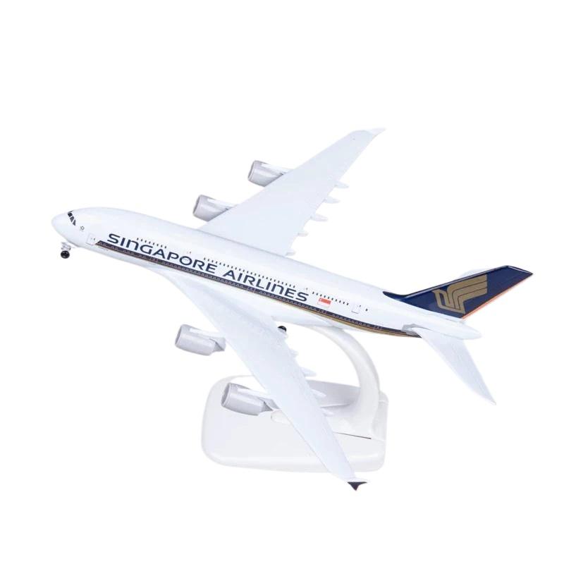 

A380 Singapore Airlines Airplane 20CM Metal Alloy Aircraft Model Diecast Children Toys Games Airplane Toy Child Plane Plane Boys