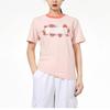 (WMNS) PUMA Logo Printing Round-neck Pink Women's 532042-27