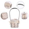 Iron Flower Baskets For Wedding Favors Floral Arrangement Flower Basket Succulent Greenery Baskets
